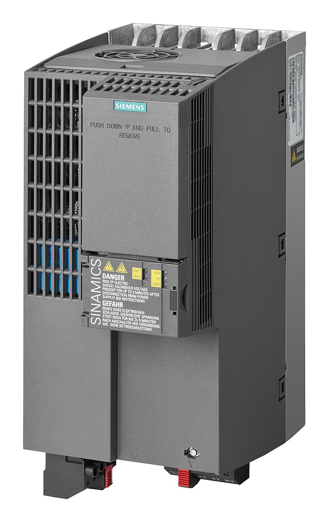 Variador de frecuencia Siemens serie SINAMICS G120C, 18,5 kW, 400 V ac, 3 fases, 37 A, 0 → 550 Hz, IP20, Modbus