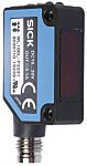 Fotocélula rectangular Sick, Sistema Reflex, alcance 80 mm → 12 m., salida PNP, Conector de M8 4 clavijas, IP65