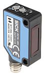 Fotocélula rectangular Sick, Sistema Difuso, alcance 450 mm, salida PNP, Conector de M8 4 clavijas, IP65
