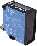 Sensor de distancia rectangular Sick, Sistema Supresión de Fondo, alcance 100 mm → 600 mm, salida analógica,