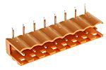 Conector macho para PCB Ángulo de 90° Weidmüller serie OMNIMATE SL de 8 vías, 1 fila, paso 5.08mm, para soldar,