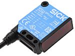 Fotocélula rectangular Sick, Sistema Reflex, alcance 40 mm → 1 m, salida PNP, Cable libre, IP66, IP67
