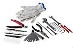 Kit de herramientas RS PRO, Maletín de 19 piezas para Reparación de impresora 3D, contiene Alicates de corte, galgas de