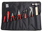 Kit de herramientas RS PRO, Rollo de 13 piezas para Mantenimiento, contiene Puntas, martillo, alicates, destornillador,