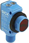 Fotocélula Sick, Sistema Supresión de Fondo, alcance 300 mm, salida PNP, Conector Macho M12 4 Pines