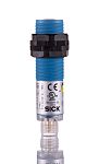 Fotocélula de cuerpo cilíndrico Sick Energético, alcance 1 mm → 500 mm, salida Conmutación de luz, PNP, Conector