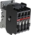 Contactor ABB A12-30-01 A Line de 3 polos, 3 NA, 27 A, bobina 230 V ac, 5,5 kW