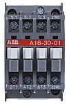 Contactor ABB A16-30-01 A Line de 3 polos, 3 NA, 30 A, bobina 230 V ac, 7,5 kW