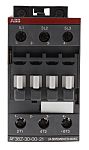 Contactor ABB AF38Z-30-00-21 AF de 3 polos, 3 NA, 24 A, bobina 24 V ac / dc, 18,5 kW