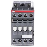 Contactor ABB AF09 AF de 4 polos, 4 NA, 7 A, bobina 24 V ac / dc, 4 kW