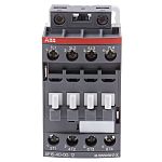 Contactor ABB AF16-40-00-12 AF de 4 polos, 4 NA, 30 A, bobina 110 V ac / dc, 7.5 kW