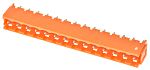 Conector macho para PCB Weidmuller serie OMNIMATE SL de 14 vías, 1 fila, paso 5.08mm, para soldar, Orificio Pasante