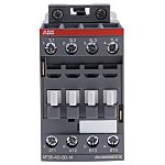 Contactor ABB AF38-40-00-14 AF de 4 polos, 4 NA, 55 A, bobina 250 →500 V ac/dc, 18,5 kW