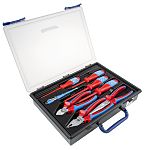 Kit de herramientas Gedore, Maletín de 8 piezas para Electricista, contiene Destornillador, comprobador de tensión