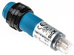 Fotocélula de cuerpo cilíndrico Sick, Sistema Supresión de Fondo, alcance 1 mm → 500 mm, salida PNP, Conector de