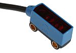 Fotocélula rectangular Sick, Sistema Supresión de Fondo, alcance 1 mm → 66 mm, salida PNP, Cable de 3 hilos de 2