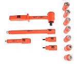 Kit de herramientas RS PRO, Maletín de 29 piezas para Técnicos, contiene Llaves hexagonales, destornillador, vasos,