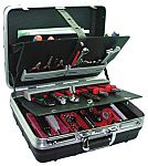 Kit de herramientas Sgos, Maletín de 122 piezas para Técnicos, contiene Alicates de corte, alicates, trinquete, sierra,