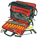 Kit de herramientas CK, Maletín de 19 piezas para Electricista, contiene Alicates de corte, cuchillo, alicates, sierra,