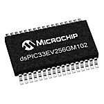 Procesador de señal digital dsPIC33EV256GM102-I/SS, 60MHZ 16bit 16 kB RAM, 256 kB Flash, SSOP 28 pines 1 (11 x 10/12