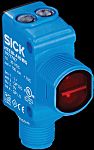 Fotocélula Sick, Sistema Supresión de Fondo, alcance 300 mm, salida PNP, Conector Macho M12 4 Pines