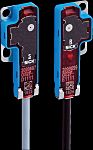 Fotocélula rectangular Sick Haz pasante (emisor y receptor), alcance 60 mm, salida PNP, Conector M8 de 3 contactos,