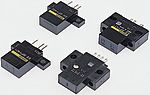 Fotocélula rectangular Omron, Sistema Reflex, alcance 5 mm, salida NPN, Conector no soldado, IP50