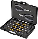 Caja para herramientas Knipex, Maletín de 8 piezas para Electrónica, contiene Pliers, Screwdriver
