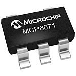 Amplificador operacional MCP6071T-E/OT Precisión, 1,8 → 6 V 1.2MHZ SOT-23, 5 pines, Entrada / salida Rail-to-Rail