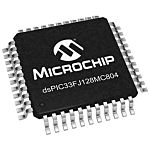 Procesador de señal digital dsPIC33FJ128MC804-I/PT, 40MHZ 16bit 16 kB RAM, 128 kB Flash, TQFP 44 pines 9x12bit ADC, CAN