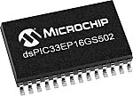 Procesador de señal digital dsPIC33EP16GS502-I/SO, AEC-Q100 60MHZ 16bit 2 kB RAM, 16 kB Flash, SOIC 28 pines 1 (12 x 12