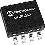 Amplificador operacional MCP6042T-I/MS CMOS 14kHz Rail to Rail MSOP, 8 pines