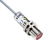 Fotocélula de cuerpo cilíndrico Sick, Sistema Reflex, alcance 7 m, salida NPN, Cable libre, IP67