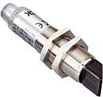 Fotocélula de cuerpo cilíndrico Sick, Sistema Reflex, alcance 5,5 m, salida PNP, Conector Cableado M12, IP67