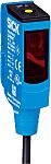 Fotocélula rectangular Sick, Sistema Reflex, alcance 5 m, salida PNP, Cable libre, IP66, IP67, IP69K