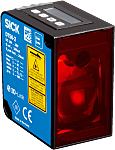 Sensor de distancia rectangular Sick, Detección de Distancia, alcance 200 mm → 30 m, salida ANALÓGICO, PNP/NPN
