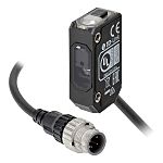Fotocélula rectangular Omron, Sistema Supresión de Fondo, alcance 50 → 1500 mm, salida PNP, M12 Conector