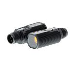 Fotocélula de cuerpo cilíndrico Omron, Sistema Barrera de Luz, alcance 15 m, salida NPN/PNP, Conector Cableado M12