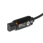 Fotocélula de cuerpo cilíndrico Omron, Sistema Reflex, alcance 100 → 4000 mm, salida NPN, Cable de 2 m