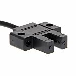 Fotocélula Omron, Sistema Barrera de Luz, alcance 5 mm, salida PNP, cable robótico de 1 m.