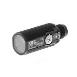 Fotocélula de cuerpo cilíndrico Omron, Sistema Reflex, alcance 3 m, salida NPN, Conector Cableado M12