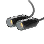 Fotocélula de cuerpo cilíndrico Omron, Sistema Barrera de Luz, alcance 15 m, salida NPN, Precableado