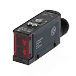 Fotocélula rectangular Omron, Sistema Difuso, alcance 100 mm, salida PNP, Conector Cableado M12