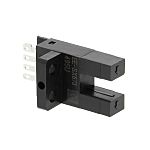 Fotocélula de horquilla Omron, Sistema Barrera de Luz, alcance 5 mm, salida PNP, Conector del sistema