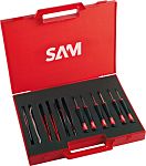 Kit de herramientas SAM, Caja de 12 piezas para Electrónica, contiene Destornillador, pinzas