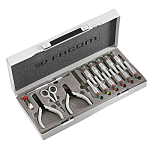 Kit de herramientas Facom, Maletín de 16 piezas para Juego DE herramientas MICRO-TECH, contiene Alicates de corte,