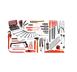 Kit de herramientas Facom, Caja de 112 piezas para Conjunto de herramientas de servicios, contiene Lima, sierra de