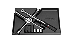 Kit de herramientas Facom para Automoción, contiene Soporte transversal, vasos de impacto de largo alcance, vasos de