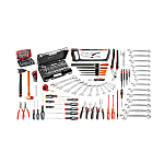 Kit de herramientas Facom, Caja de 115 piezas para Kit de herramientas de mantenimiento industrial, contiene Llave