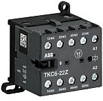 Relé de contactor ABB, 1 NC/3 NA, 4 A, 0,005 kW